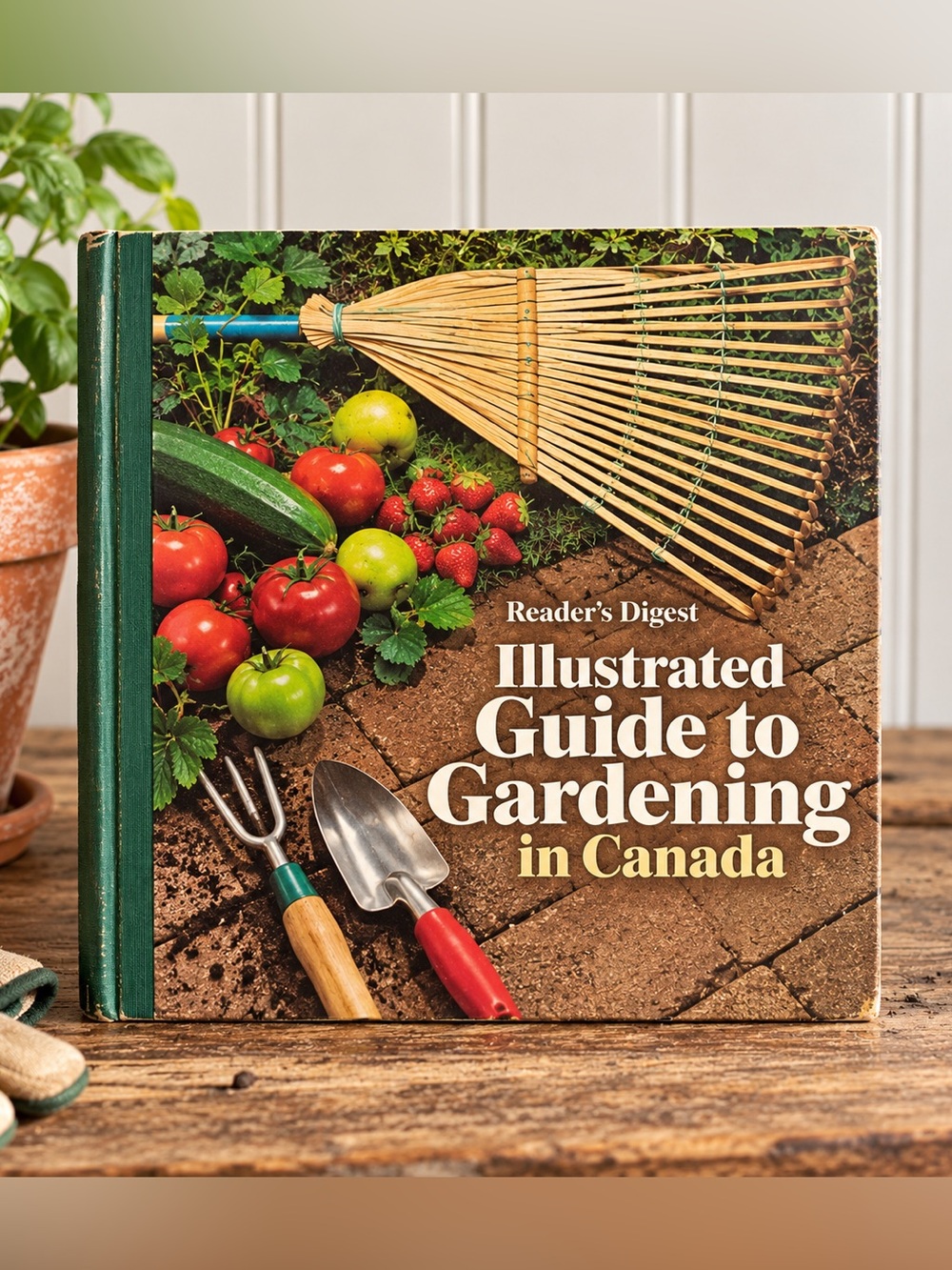 Vintage 70s  Reader's Digest Illustrated Guide to Gardening in Canada